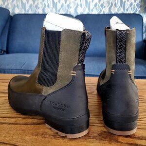 Forsake Sophia Chelsea Boots in Olive/Black